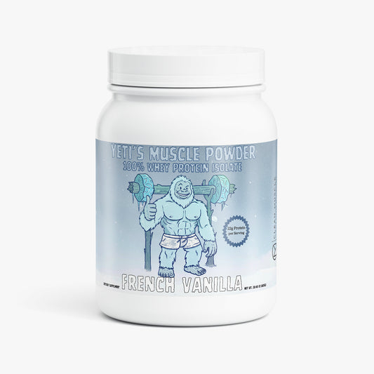 Yeti's Muscle Powder (100% Vanilla Whey Protein Isolate)