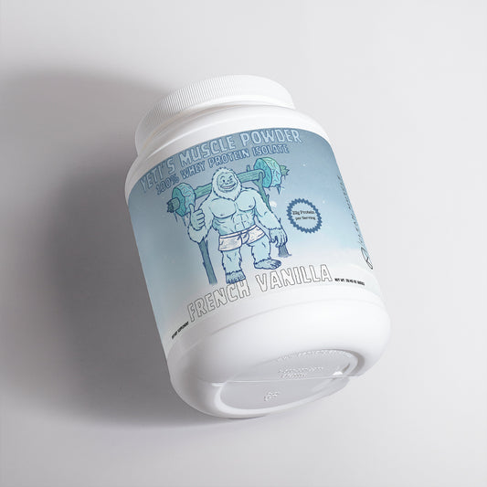 Yeti's Muscle Powder (100% Vanilla Whey Protein Isolate)