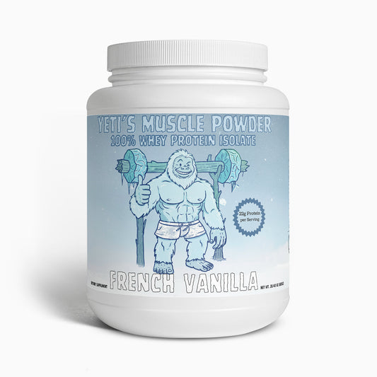 Yeti's Muscle Powder (100% Vanilla Whey Protein Isolate)